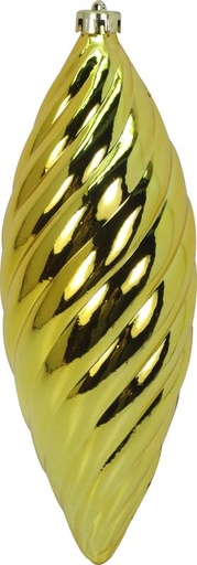 [JN109-GD] Ridged Oval Teardrop, 30cm