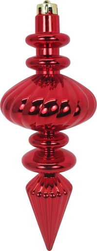 [JN111-R] 30cm Shiny Finial - Red