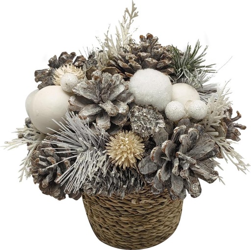 [SA081] Pinecone Centerpiece, 19cm
