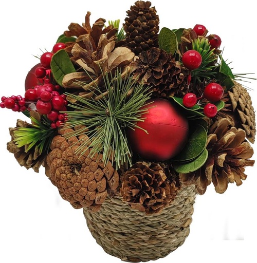 [SA082] Pinecone Centerpiece, 19cm