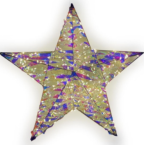 [TX007-40] 40cm Light-Up Star, Warm White
