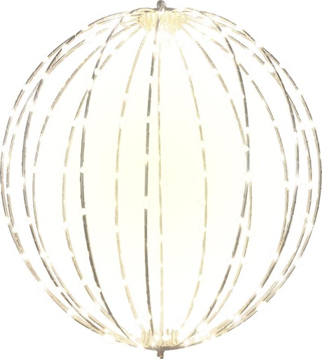[TX009-40] 40cm Light-Up Gold Ball, Warm White