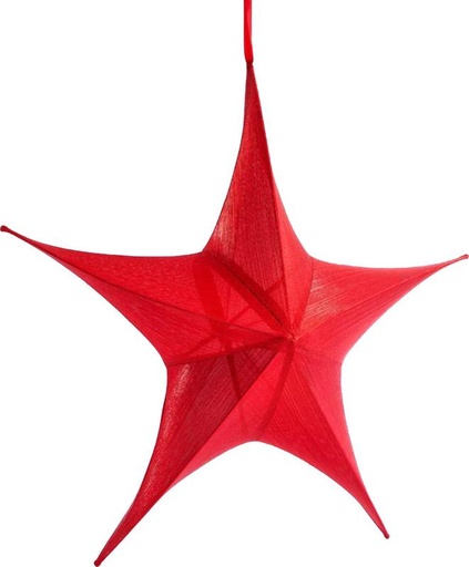 [ZZ013-R] Collapsible Fabric Star, 55cm