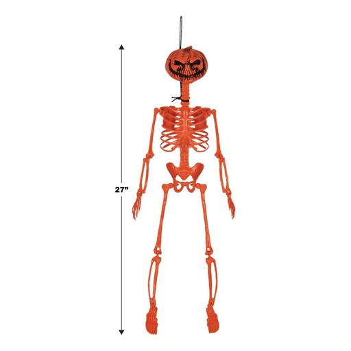 [00843] Plastic Pumpkin Skeleton, 68.5cm