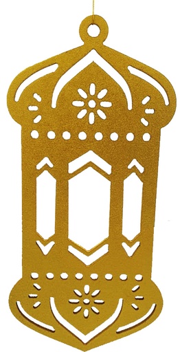 [RM182] 35cm Hanging Lantern - Gold