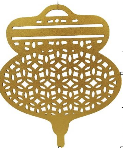 [RM184] 35cm Hanging Decoration - Gold