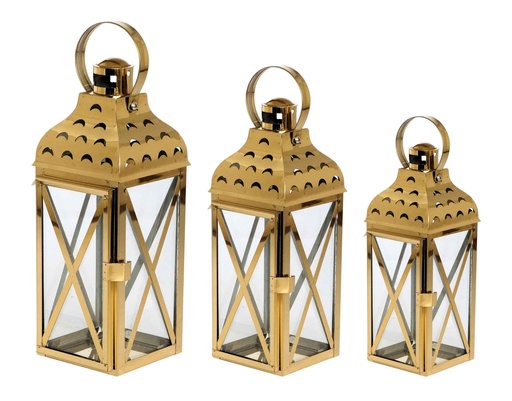 [ZJ001-GD] Set Of Lanterns, 25-50cm