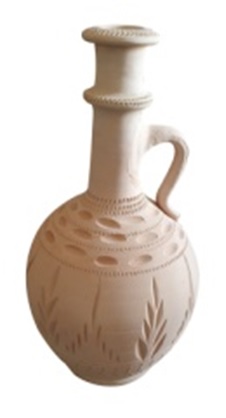 [RM193] 36cm High Traditional Arabic Clay Pot