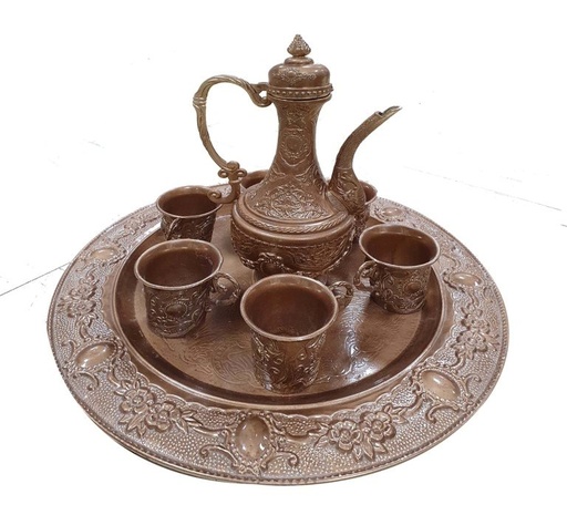 [RM206] Traditional Metal Arabic Tea Set, 30cm