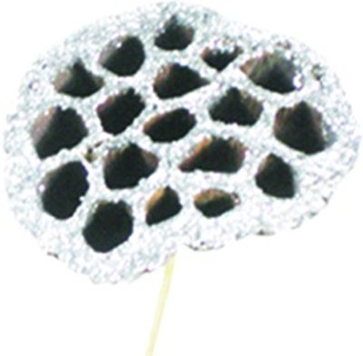 [GL001L-15-S] 9cm Lotus Pod with 15cm Stem - Silver