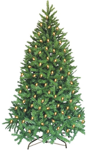 [DE023-07GT] 7' (2.1m) Pre-lit Classic Tree, 400 LED Lights
