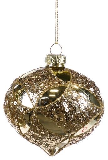 [GW026-C] Sequin Glass Onion, 6cm