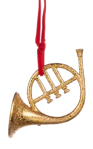 [GW047-A] 10cm French Horn - Gold