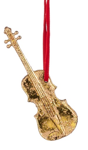 [GW047-C] 10cm Violin - Gold
