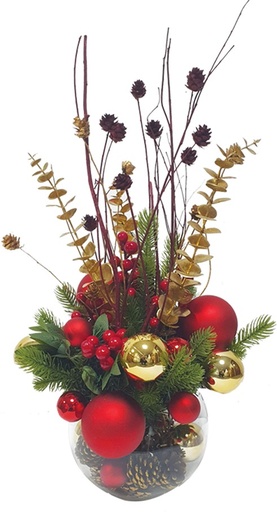 [REF263] Glass Centerpiece, 60cm