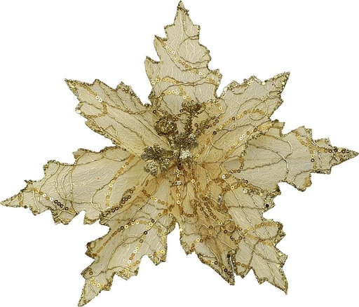 Glittered Poinsettia